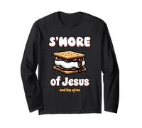 Christian Camp Counselor S'mores of Jesus Less of Me BIble Long Sleeve T-Shirt