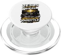 Christian Car Enthusiast Faith Quote Jesus Take The Wheel PopSockets PopGrip for MagSafe