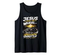 Christian Car Enthusiast Faith Quote Jesus Take The Wheel Tank Top