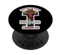 Christian Cardiologist Doctor Cardiology Is My Ministry MD PopSockets Adhesive PopGrip