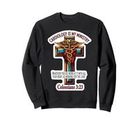 Christian Cardiologist Doctor Cardiology Is My Ministry MD Sweatshirt
