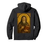 Christian Catholic Icon of Saint Bede the Venerable Pullover Hoodie