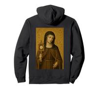 Christian Catholic Icon of Saint Clare of Assisi Pullover Hoodie