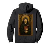 Christian Catholic Icon of Saint Faustina Pullover Hoodie
