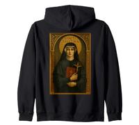 Christian Catholic Icon of Saint Faustina Zip Hoodie