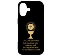 Christian Catholic Saying: Lord, I am not Worthy Case for iPhone 17
