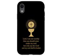 Christian Catholic Saying: Lord, I am not Worthy Case for iPhone XR