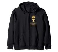 Christian Catholic Saying: Lord, I am not Worthy Zip Hoodie