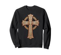 Christian Celtic Cross Knotwork Faith Gift Sweatshirt