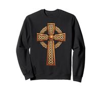 Christian Celtic Cross Knotwork Faith Gift Sweatshirt