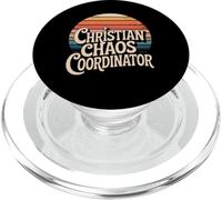 Christian Chaos Coordinator Mom Life Faith Humor PopSockets PopGrip for MagSafe