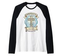 Christian Chiropractor Chiropractic is My Ministry Jesus God Raglan Baseball Tee