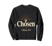 Christian Chosen 1 Peter 2:9 Faith Gift For Women Sweatshirt