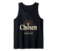 Christian Chosen 1 Peter 2:9 Faith Gift for Women Tank Top