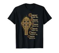 Christian Christ Beside Me Before Me Within Me Gift T-Shirt