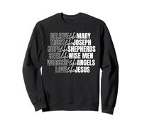 Christian Christmas Believe Like Mary Holiday Celebration Sweatshirt