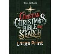 Christian Christmas Bible Word search: Large Print