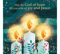 Christian Christmas cards, pack of 10 - All Joy, with Bible verse Romans 15:13 inside these religious Christmas cards, by Just Cards Direct