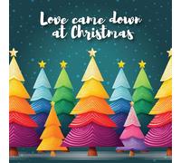 Christian Christmas cards, pack of 10 - Christmas Love, with Bible verse 1 John 4:9 inside these religious Christmas cards, by Just Cards Direct
