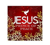 Christian Christmas cards, pack of 10 - Jesus Prince of Peace, with Bible verse Isaiah 7:14 inside these religious Christmas cards, by Just Cards Direct