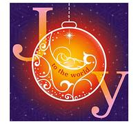 Christian Christmas cards, pack of 10 - Joy, with Bible verse Matthew 1:23 inside these religious Christmas cards, by Just Cards Direct