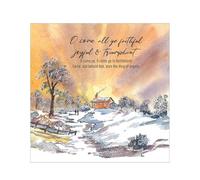 Christian Christmas cards, pack of 10 - O Come all Ye Faithful, with Bible verse John 1:14 inside these religious Christmas cards, by Just Cards Direct