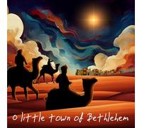 Christian Christmas cards, pack of 10 - O Little Town, with Bible verse Matthew 2:10-11 inside these religious Christmas cards, by Just Cards Direct