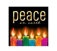 Christian Christmas cards, pack of 10 - Peace on Earth, with Bible verse Luke 2:14 inside these religious Christmas cards, by Just Cards Direct