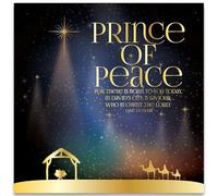 Christian Christmas cards, pack of 10 - Prince of Peace, with Bible verse - Luke 2:11 inside these religious Christmas cards, by Just Cards Direct