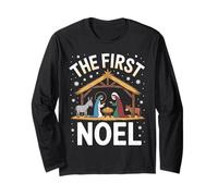 Christian Christmas First Noel Celebrate The Nativity Long Sleeve T-Shirt