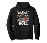 Christian Christmas First Noel Celebrate The Nativity Pullover Hoodie
