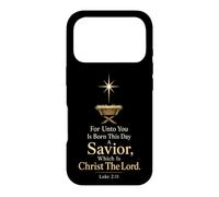 Christian Christmas Nativity Luke 2:11 Sunday School Gift Case for iPhone 17 Pro