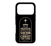 Christian Christmas Nativity Luke 2:11 Sunday School Gift Case for iPhone 17 Pro
