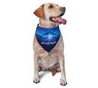Christian Christmas Nativity Scene O Holy Night Dog Bandanas Triangle Bibs Pet Scarf For Small Medium Large Dogs And Cat