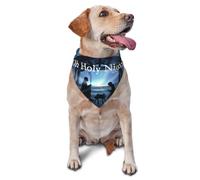 Christian Christmas Nativity Scene O Holy Night Dog Bandanas Triangle Bibs Pet Scarf For Small Medium Large Dogs And Cat