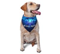 Christian Christmas Nativity Scene O Holy Night Dog Bandanas Triangle Bibs Pet Scarf For Small Medium Large Dogs And Cat