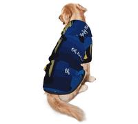 Christian Christmas Nativity Scene O Holy Night Dog Costumes Puppy Hoodies Pullover Sweatshirt Winter Coat Pet Clothes For Small Dogs Cats 2xl