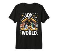 Christian Christmas Quotes Jesus Christ Bible Nativity Premium T-Shirt