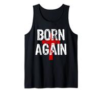 Christian Church Bible Scripture Born Again Tank Top