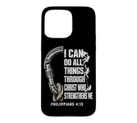 Christian Climber I Can Do All Things Through Christ Case for iPhone 15 Pro Max
