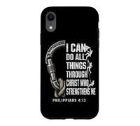 Christian Climber I Can Do All Things Through Christ Case for iPhone XR