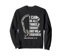 Christian Climber I Can Do All Things Through Christ Sweatshirt