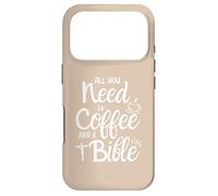 Christian Coffee and Bible Study Prayer Religious Case for iPhone 17 Pro
