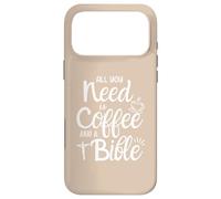 Christian Coffee and Bible Study Prayer Religious Case for iPhone 17 Pro Max