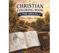 Christian Coloring Book for Adults: Relax, Reflect, Renew