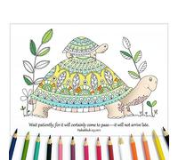 Christian Colouring Postcards, Images of Hope, 10 Bible Verse Designs
