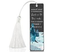 Christian Comfort - Giving Bookmark, Inspirational Gift for Believers, Uplifting Gift for Spiritual Readers, Spiritual Bookish Present, Unique Winter & Scripture Design Bookmark, WCB82