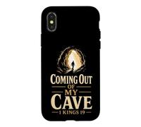 Christian Coming Out Of My Cave 1 Kings 19 Gift Case for iPhone X/XS