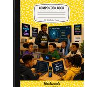 Christian Composition Notebook for Kids | AI & Coding Wide Ruled Notebook | 100 Wide Ruled Pages | Back to School Journal for Elementary Students | Blackwoods Publishing