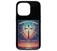 Christian Conservationist Conservation Is My Ministry Jesus Case for iPhone 13 Pro